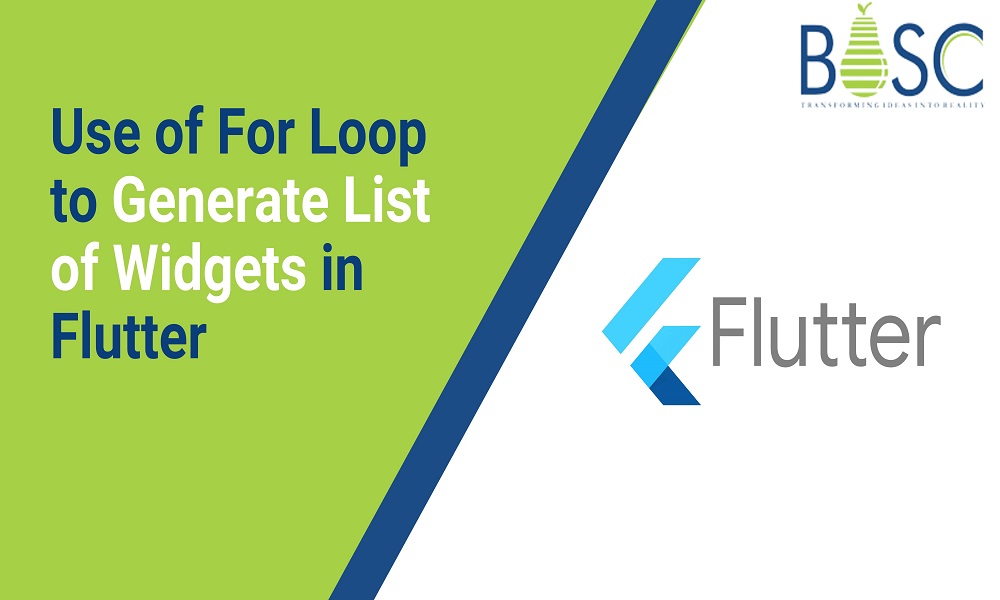 How To Use For Loop To Generate a List Of Widgets In Flutter?