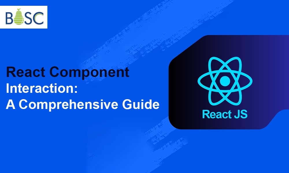 How do components in React interact with one another?